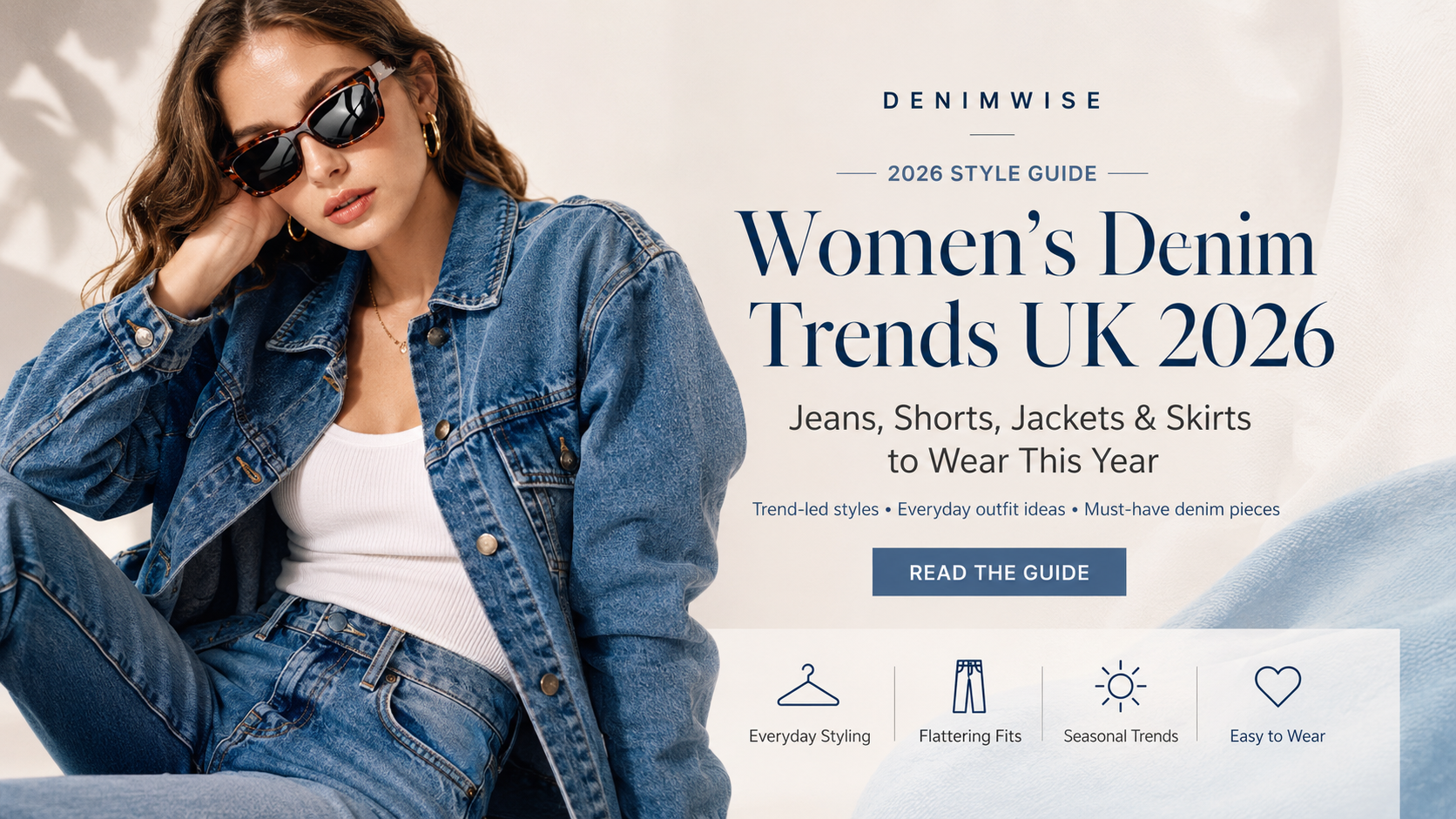 Women’s Denim Trends UK 2026: Jeans, Shorts, Jackets & Skirts to Wear This Year