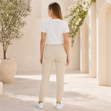 Women’s Denim Cargo Jeans with Chain Detail