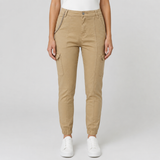 Women’s Denim Cargo Jeans with Chain Detail