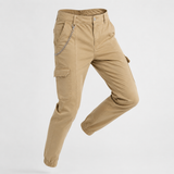 Women’s Denim Cargo Jeans with Chain Detail