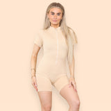 Zip Up Front Shapewear Unitard For Women