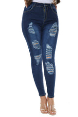 Ripped Skinny Jeans For Women