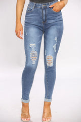 Denim Wash Skinny Jeans