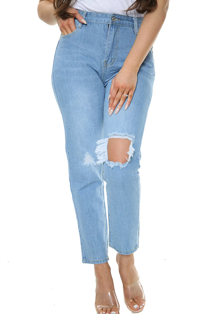 Ripped Skinny Jeans For Women