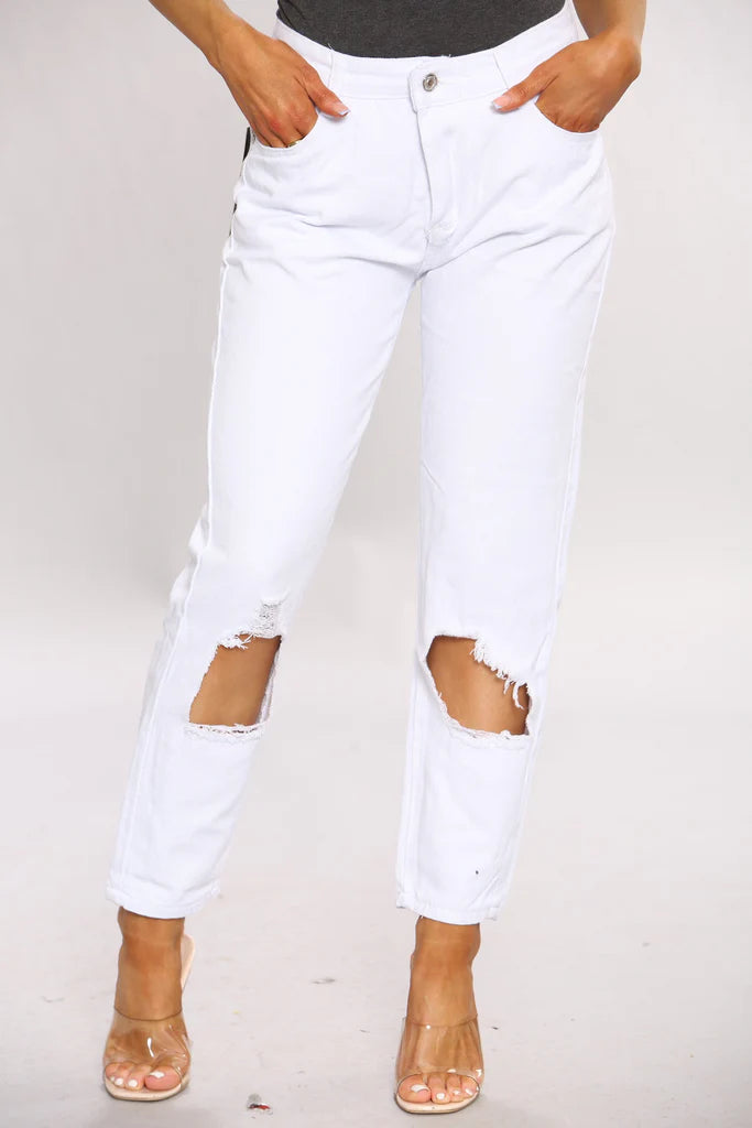Ripped Skinny Jeans For Women