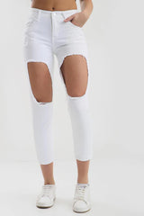 Ripped Skinny Jeans For Women