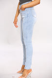 High Waisted Five Button Jeans